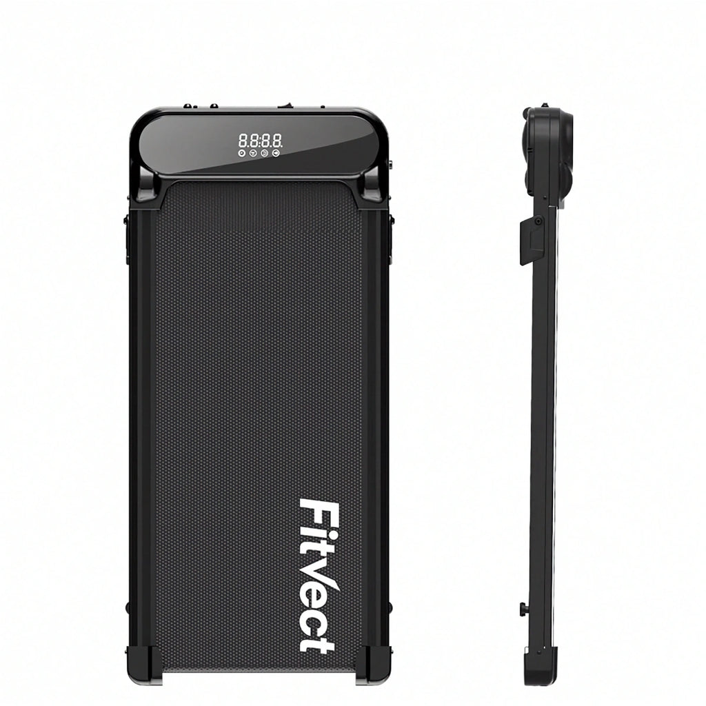 Fitvect C1 Slimline Walking Pad (Small Treadmill) - Thin, Lightweight, Quiet for Home Office