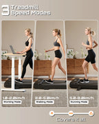 fitvect c1 treadmill with different speed modes