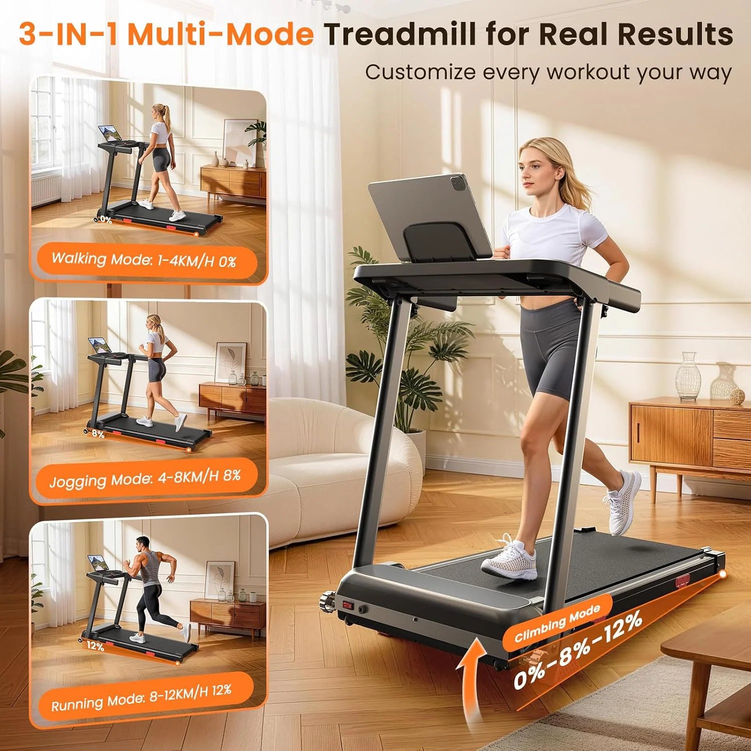Tapis roulant QT100