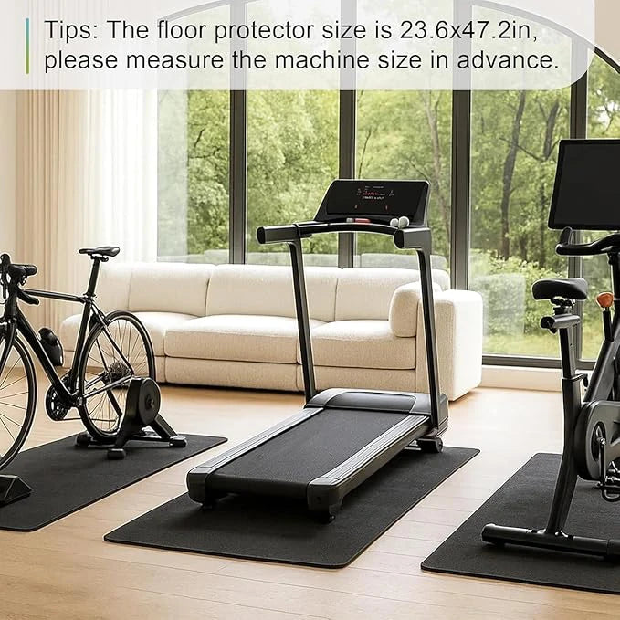 Tapis antidérapant pour équipements de fitness
