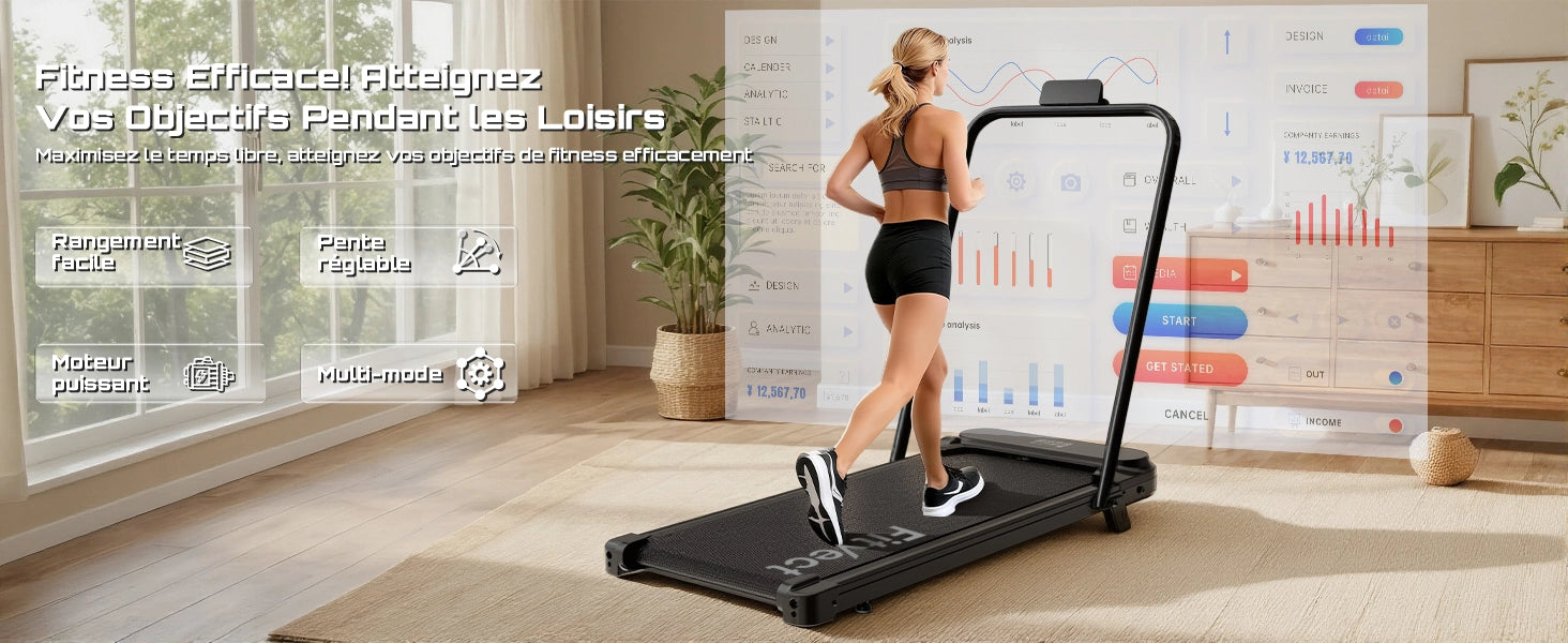 Fitvect tapis roulant de marche C1F